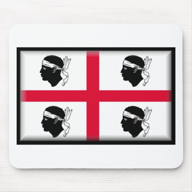 Mousepad Bandeira de Sardinia (Frente)