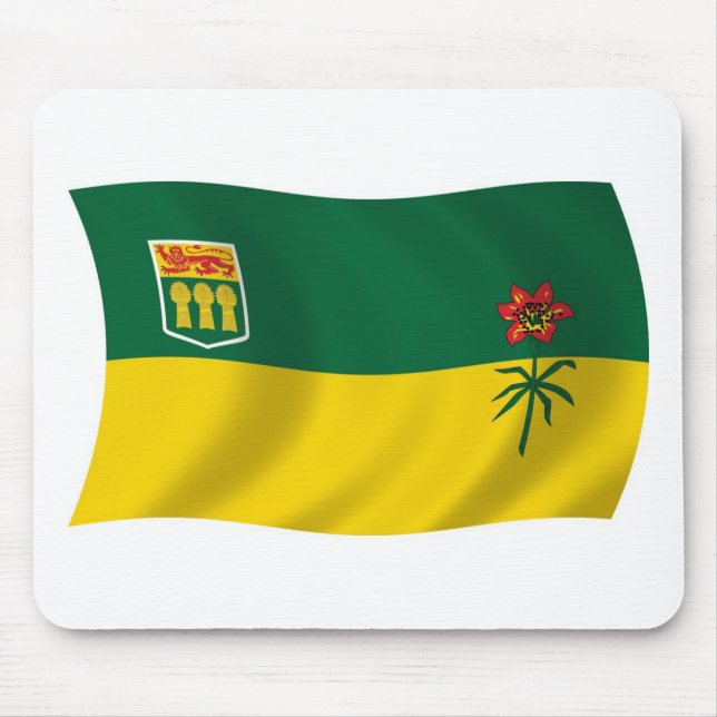 Mousepad Bandeira de Saskatchewan (Frente)