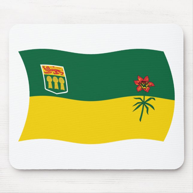 Mousepad Bandeira de Saskatchewan (Frente)