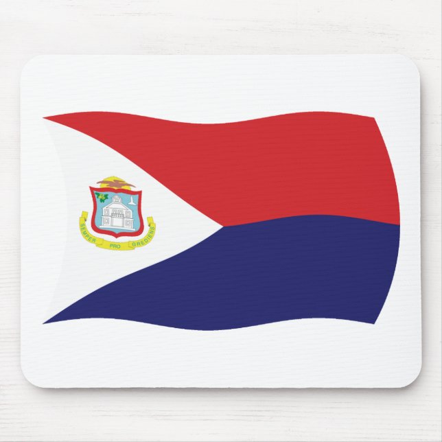 Mousepad Bandeira de Sint Maarten (Frente)