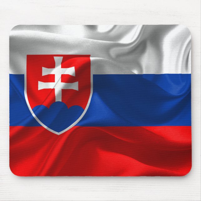 Mousepad Bandeira de Slovakia (Frente)