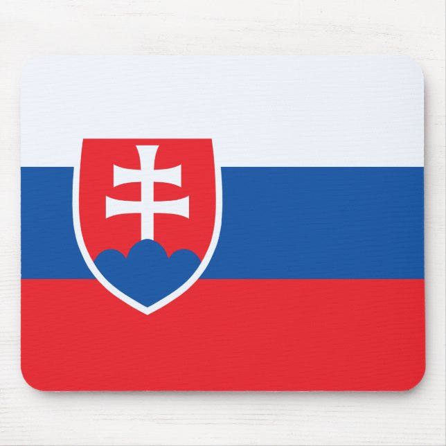 Mousepad Bandeira de Slovakia (Frente)