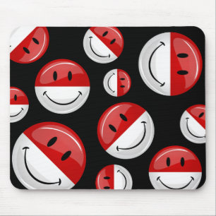 Mousepad Bandeira de sorriso de Monaco
