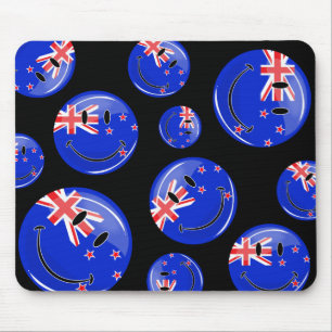 Mousepad Bandeira de sorriso de Nova Zelândia