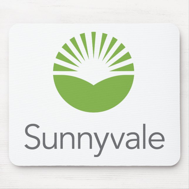 Mousepad Bandeira de Sunnyvale (Califórnia) (Frente)