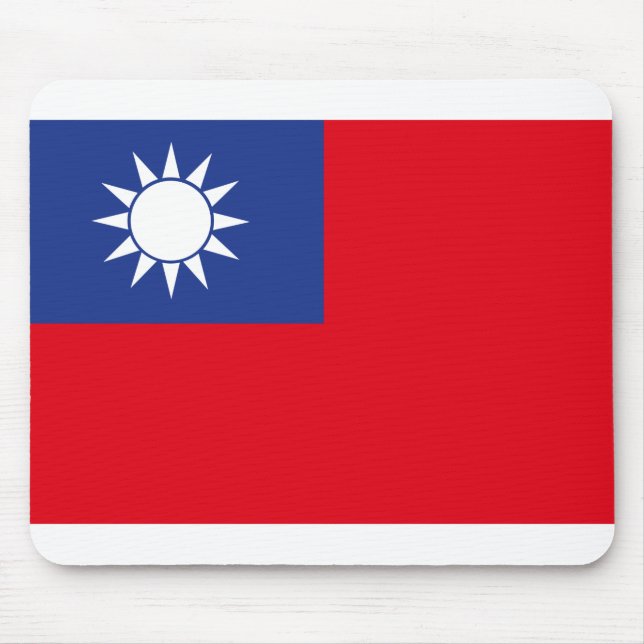Mousepad Bandeira de Taiwan (Frente)