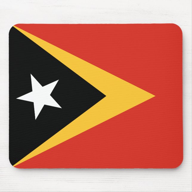 Mousepad Bandeira de Timor Leste (Frente)