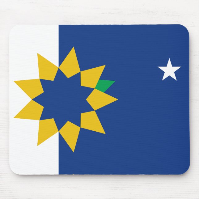 Mousepad Bandeira de Topeka, Kansas (Frente)