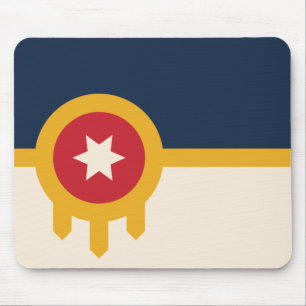 Mousepad Bandeira de Tulsa, Oklahoma