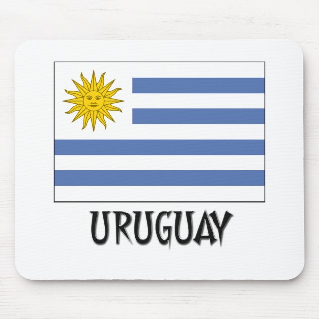Mousepad Bandeira de Uruguai (Frente)