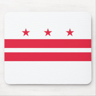 Mousepad Bandeira de Washington D.C. (distrito de Columbia)