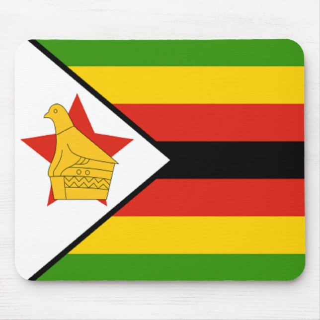 Mousepad Bandeira de Zimbabwe (Frente)