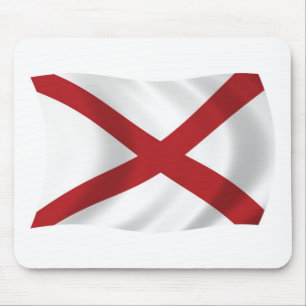 Mousepad Bandeira do Alabama