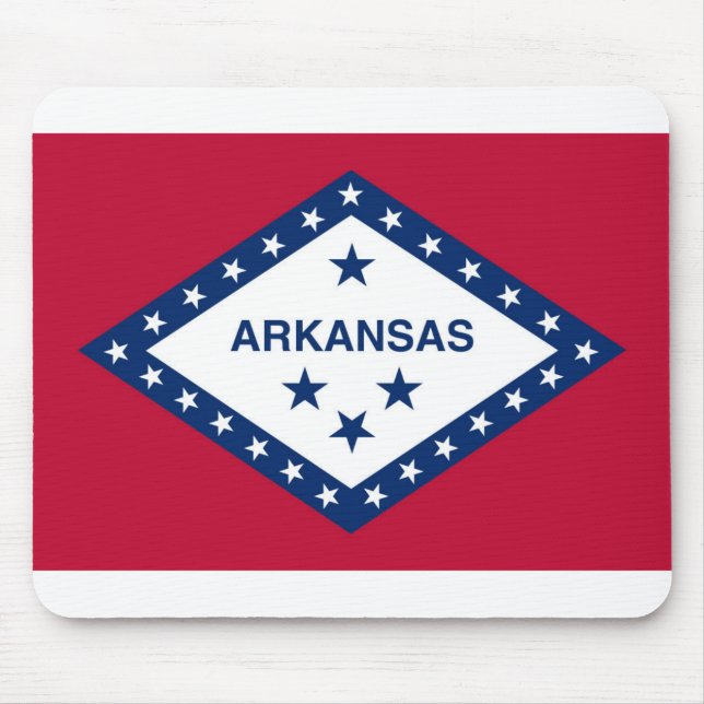 Mousepad bandeira do Arkansas (Frente)