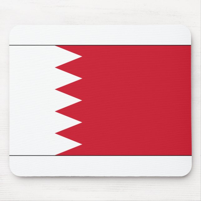 Mousepad Bandeira do Bahrein (Frente)