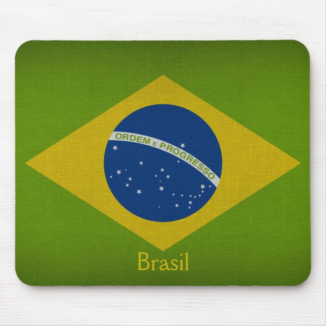 Mousepad Bandeira do Brasil (Frente)