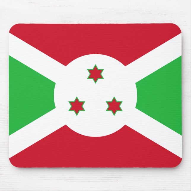 Mousepad Bandeira do Burundi (Frente)