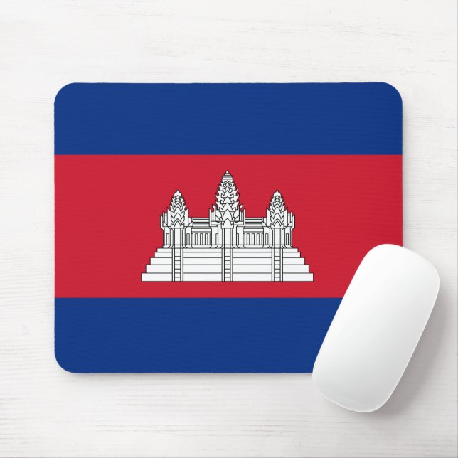 Mousepad Bandeira do Camboja (Com mouse)