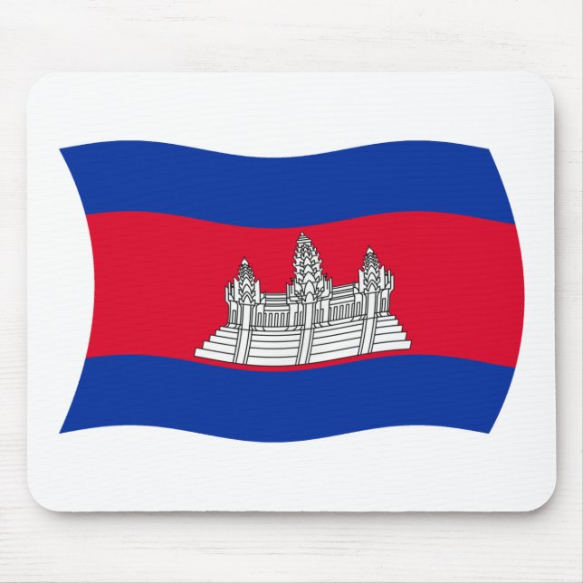Mousepad Bandeira do Camboja (Frente)