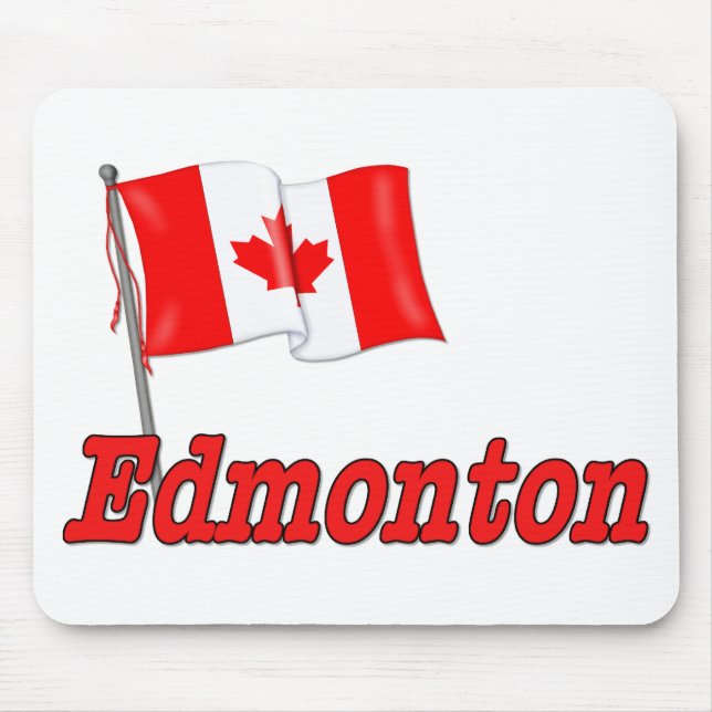 Mousepad Bandeira do Canadá - Edmonton (Frente)
