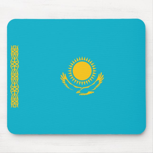 Mousepad Bandeira do Cazaquistão (Frente)