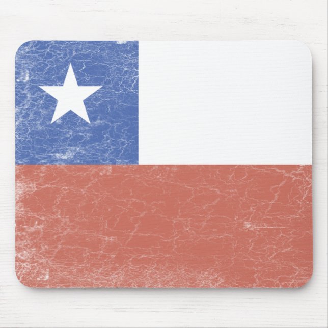 Mousepad Bandeira do Chile afligida (Frente)