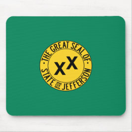 Mousepad Bandeira do Estado americano proposto de Jefferson