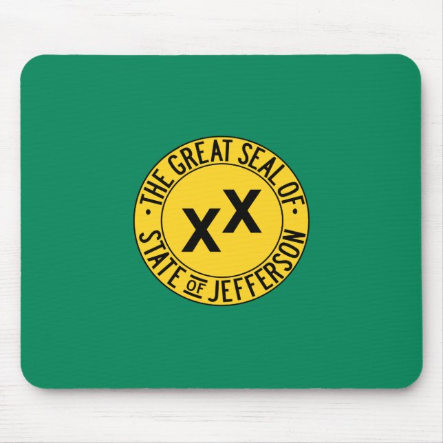 Mousepad Bandeira do Estado americano proposto de Jefferson (Frente)