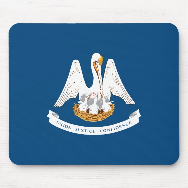 Mousepad Bandeira do Estado da Louisiana (Frente)