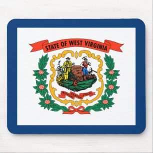 Mousepad Bandeira do Estado da Virgínia Ocidental