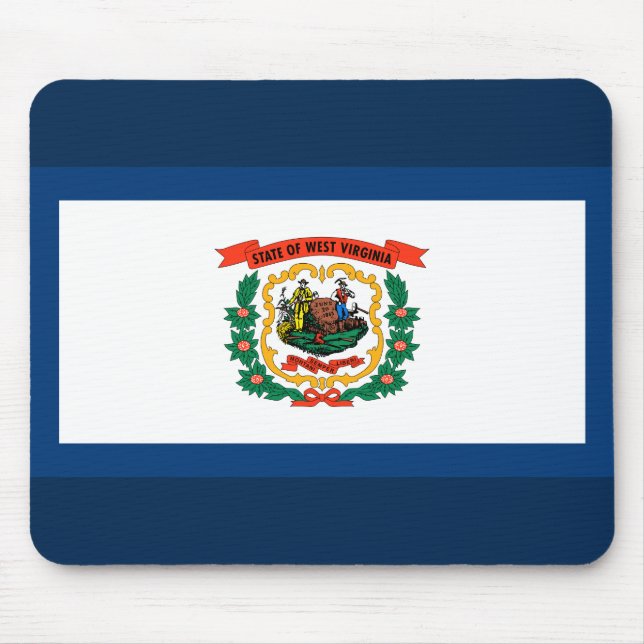 Mousepad Bandeira do Estado da Virgínia Ocidental (Frente)