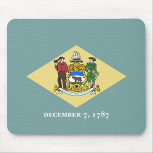 Mousepad Bandeira do Estado de Delaware