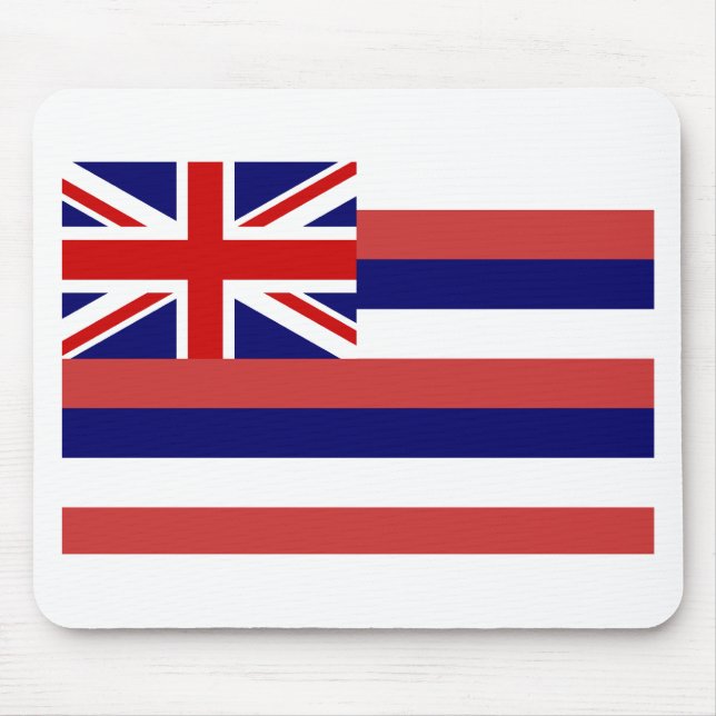 Mousepad Bandeira do estado de Havaí (Frente)