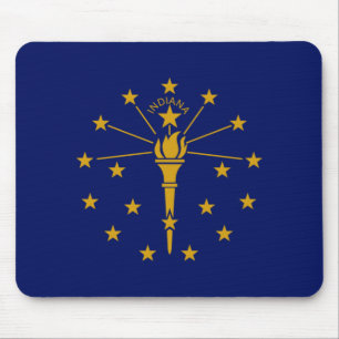 Mousepad Bandeira do Estado de Indiana