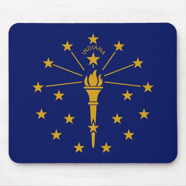 Mousepad Bandeira do Estado de Indiana (Frente)