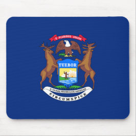 Mousepad Bandeira do Estado de Michigan