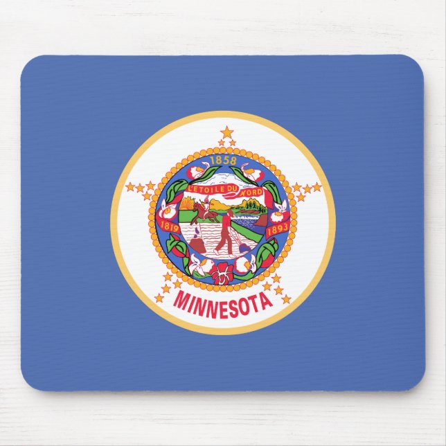 Mousepad Bandeira do estado de Minnesota (Frente)