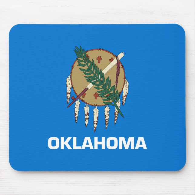 Mousepad Bandeira do Estado de Oklahoma (Frente)