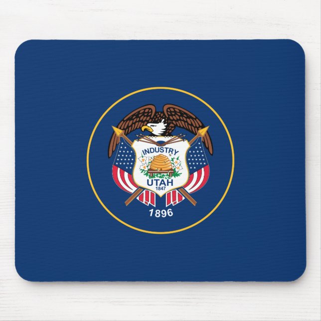 Mousepad Bandeira do Estado de Utah (Frente)