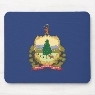 Mousepad Bandeira do Estado de Vermont, EUA