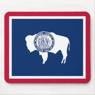 Mousepad Bandeira do Estado de Wyoming