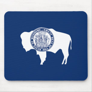 Mousepad Bandeira do Estado de Wyoming