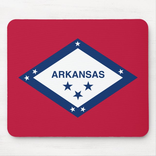 Mousepad Bandeira do estado do Arkansas (Frente)