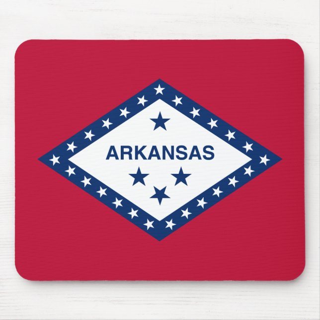Mousepad Bandeira do Estado do Arkansas (Frente)