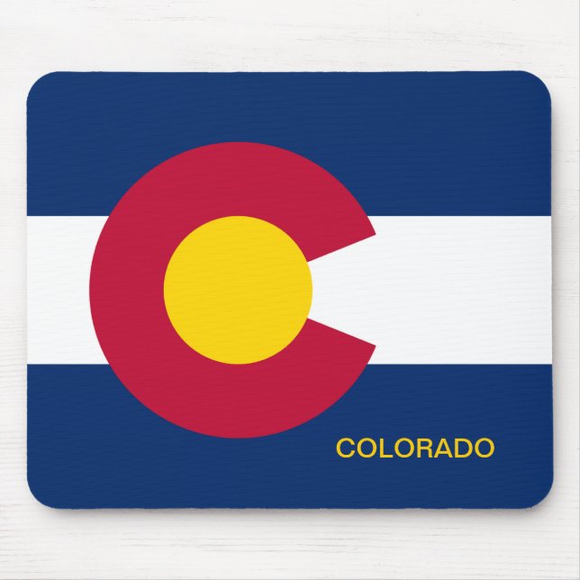 Mousepad Bandeira do Estado do Colorado (Frente)