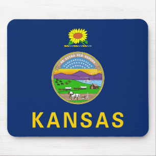Mousepad Bandeira do Estado do Kansas