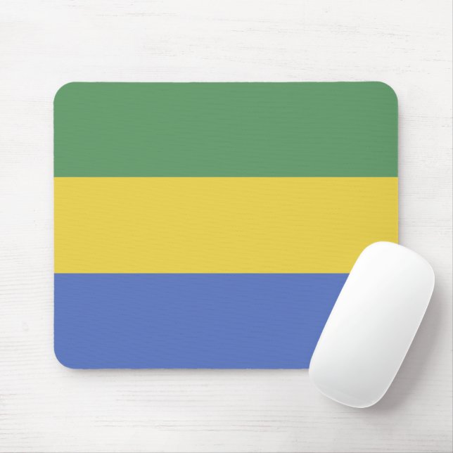 Mousepad Bandeira do Gabão (Com mouse)