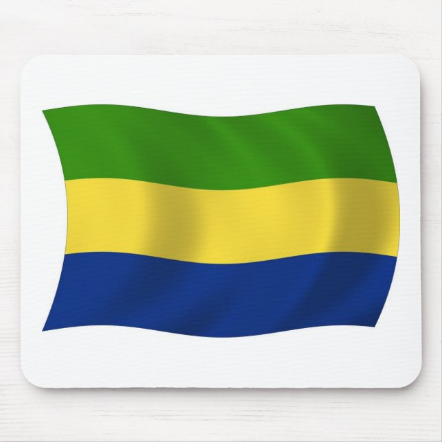 Mousepad Bandeira do Gabão (Frente)