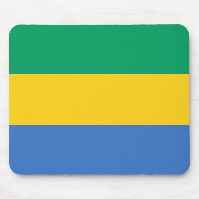 Mousepad Bandeira do Gabão (Gabão) (Frente)