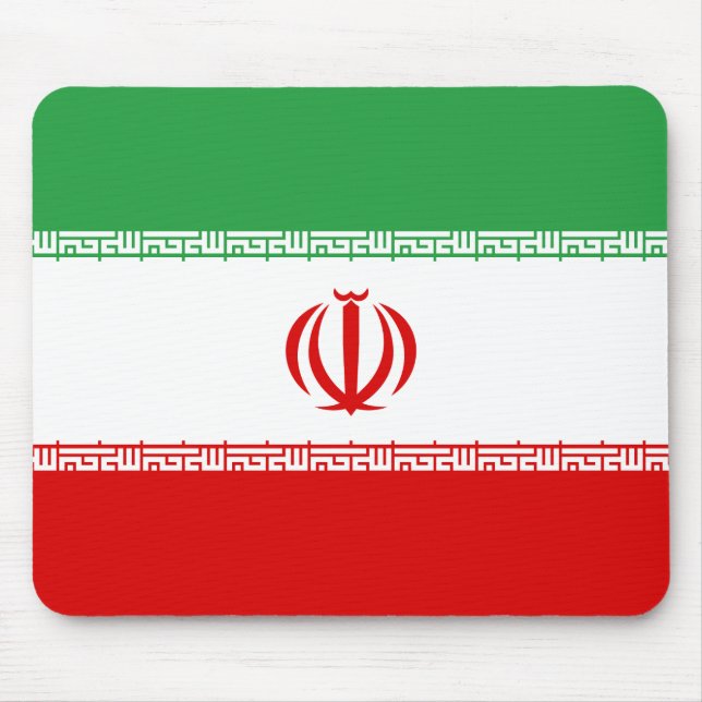 Mousepad Bandeira do Irã (iraniano) (Frente)